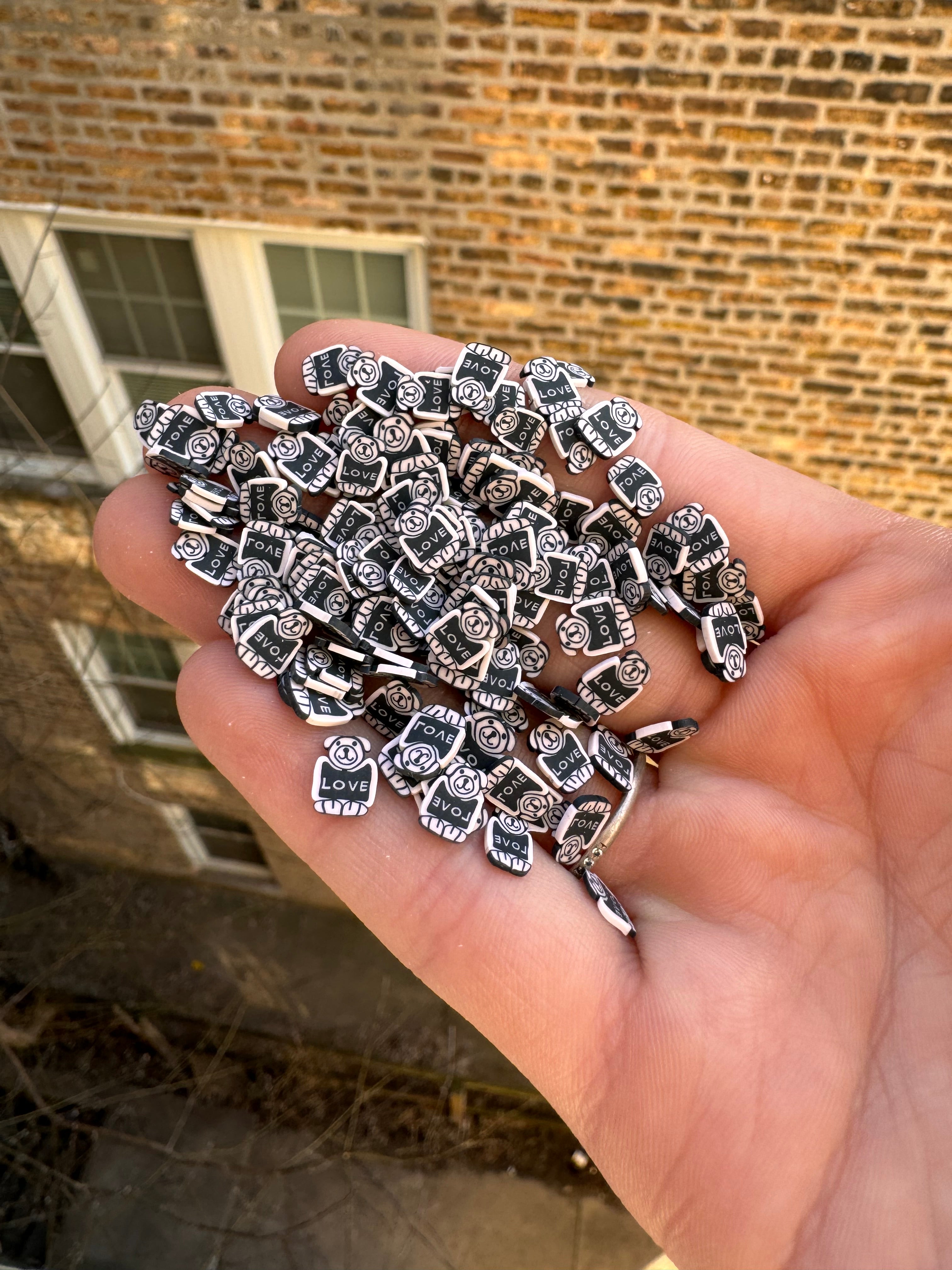 Love Bear Polymer Slices