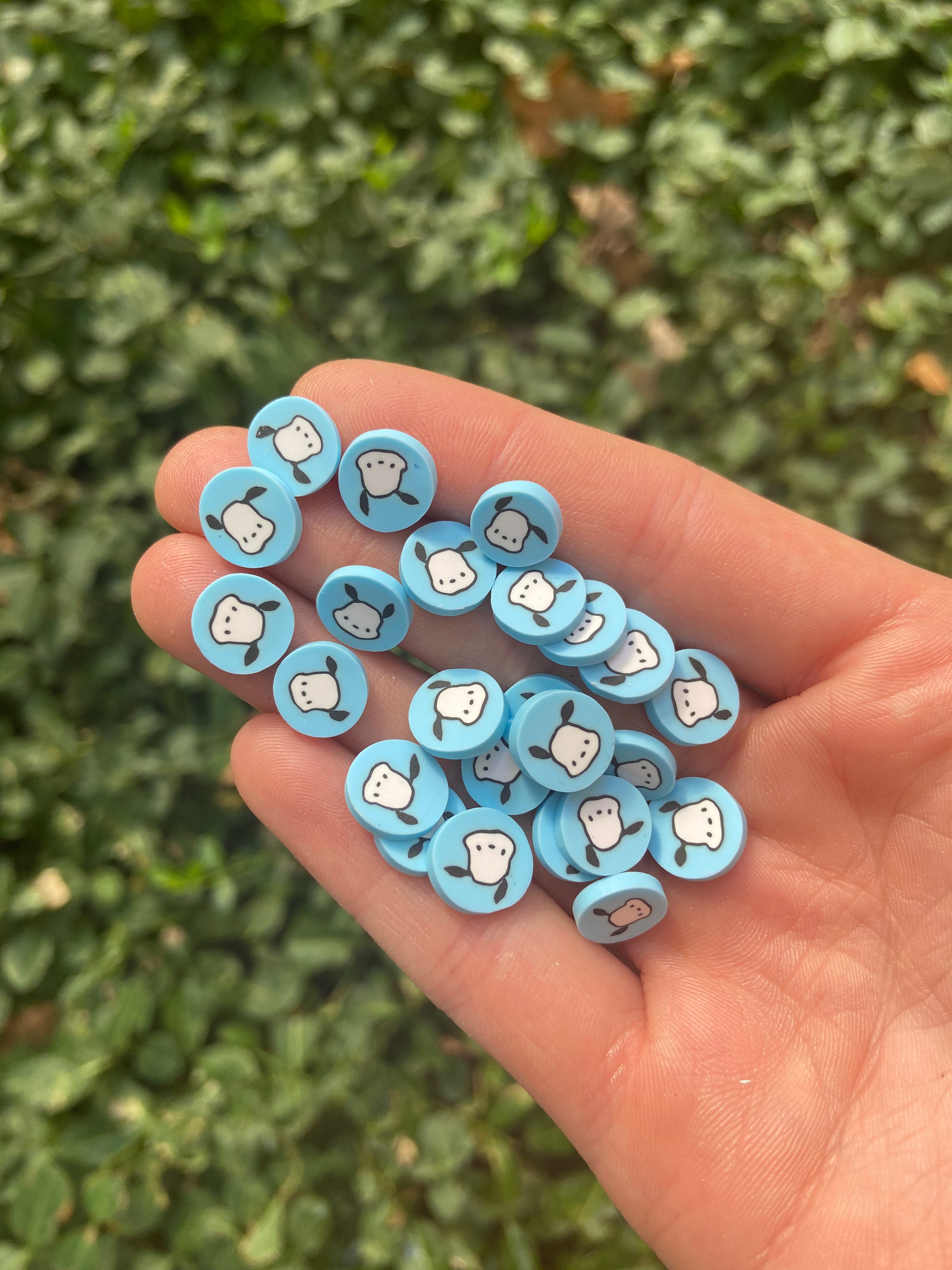 Blue Dog Polymer Slices